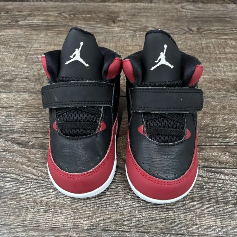 Jordan Flight 97bt Shoes Kid's 7C Black Red Leather Toddler Nike 654980-002